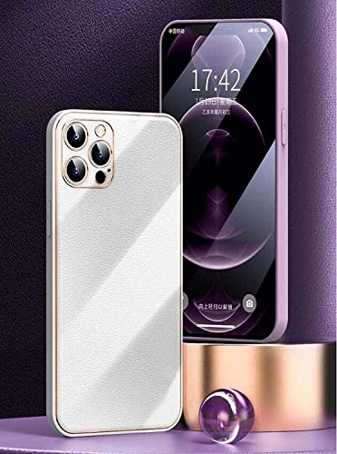 Coque en cuir iPhone 13 Pro Max mince et antichoc - 5