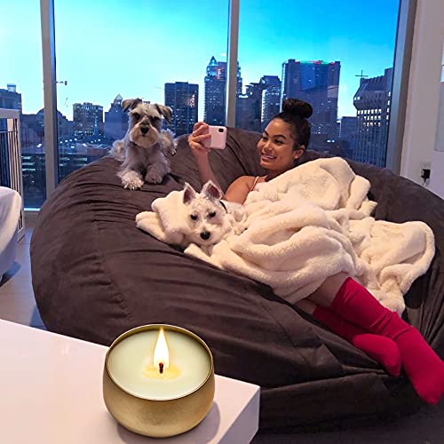 YMing Duftkerzen Mexikanische Orangenblüte, 100% Soja Wachs Kerzen in Dosen, 7 Unzen Aromatherapie, Dauer 40-45 Stunden, Entspannung, Meditation, Heimduft, Duftkerzen Geschenk für frauen - Image 6