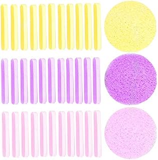 36 Pcs Compressed Facial Sponge Make Up Sponges Beauty Sponge Face Cleansing Washing Sponge Makeup Tool for Facial Cleansing Exfoliating Spa Massage Makeup Remova