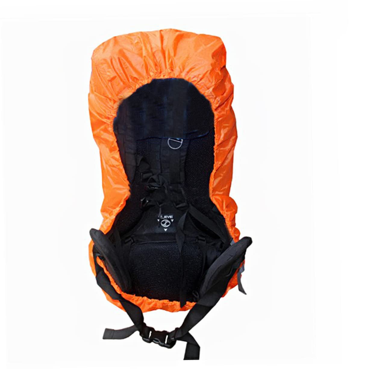 GOOHOCHY Rainproof Bag Cover for 50-80L Hiking Bag by Outdoor Living Waterproof Backpack Rain Cover Orange