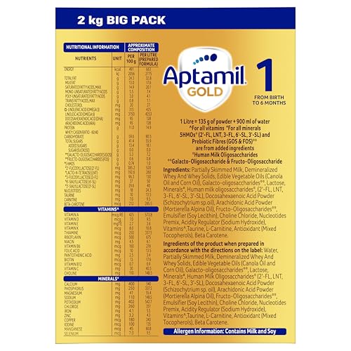 Aptamil Store Aptamil Gold Stage 1 Infant Formula 2kg - Image 4