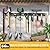 LBT 66" Garage Tool Organizer Wall Mount - 720lbs Garden Tool Organizer with Adjustable Hooks, Heavy Duty Metal Garage Storage Rack, Anti-Rust Shed Rack Holder Hanging Rake Broom Mower Snowboard