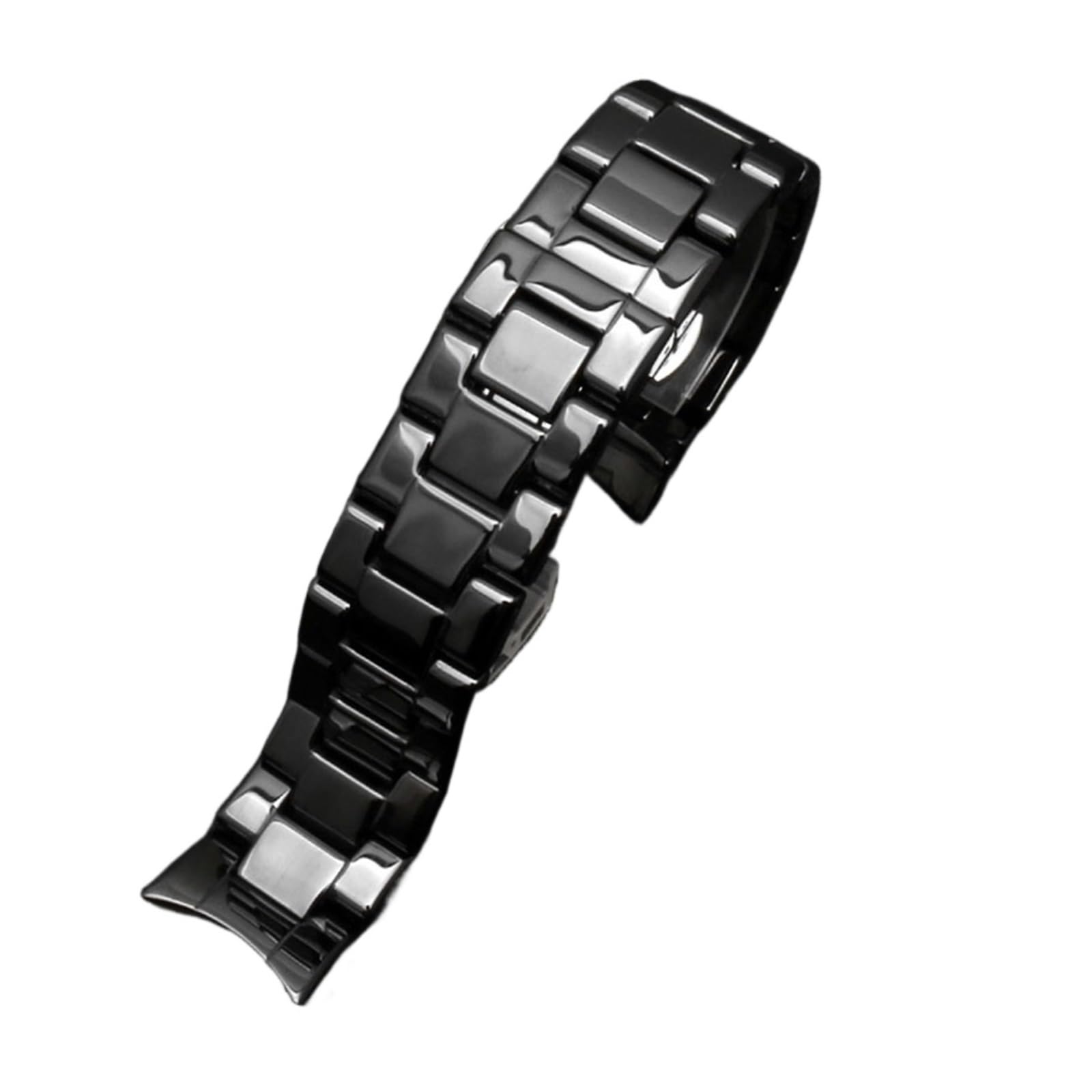 HMFANG Cinturino In Ceramica Compatibile Con Cinturini For Orologi AR1451 AR1452 AR1400 AR1410 Con Chiusura A Farfalla In Acciaio Inossidabile 22mm 24mm