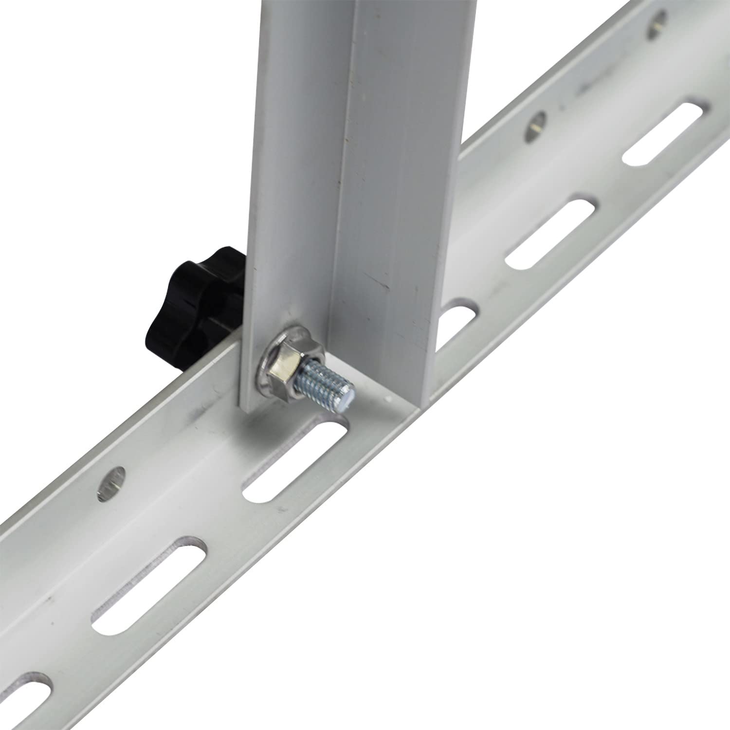 Staffe di Montaggio inclinabili per Pannello Solare ad Angolo Regolabile, Pannello Solare di Supporto per Qualsiasi Tetto a Superficie Piana, Camper, Barca, 22"