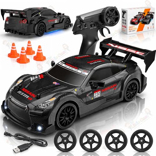 Image of TheLittleOnes 4x4 Rc Drifting Car - Rc Drift Cars High Speed Remote Control Drift Car 2.4GHz Remote Control Drift Stunt Off Road Cars 360 Rotation Toys For Kids & Adults Boys & Girls [ShadowDrift Pro