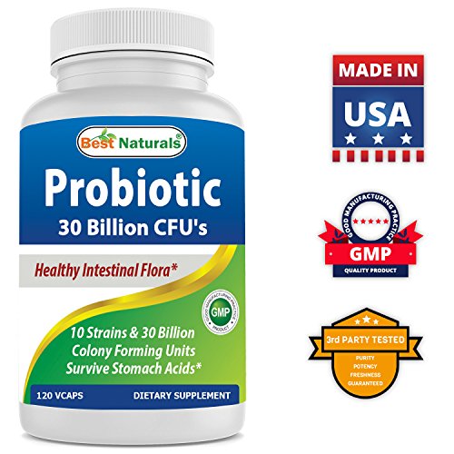 Best Naturals 4146365 Probiotic 10 Strains & 30 Billion Cfu Intestinal Flora thumb #4