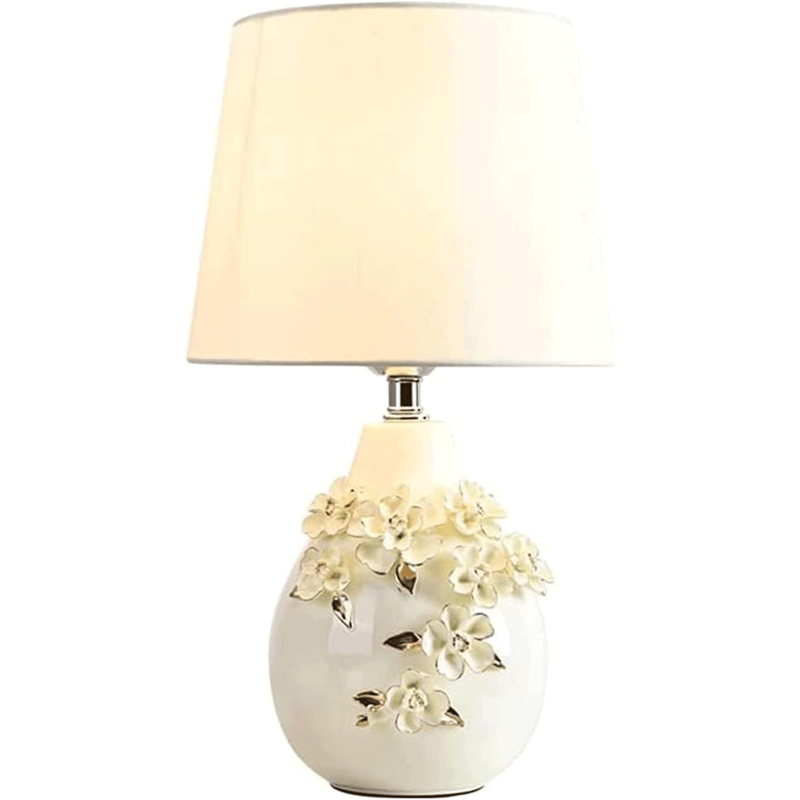 SGKOMN Desk Lighting Ceramic Table Lamp Desk Light Creative Desk Lamp Minimalist Exquisite Nightstand Light Decoration Bedside For Bedroom Work Lamp