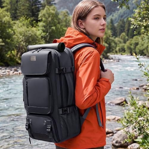 Image of REDHORNS Multifunctional 3-In-1 Anti-Theft Handbag /Multi-Purpose Cross body Bag, 16-Inch Business Laptop with USB port, Unisex 30L Water-Resistant Bag, fits for Camping, Outdoor, Travel