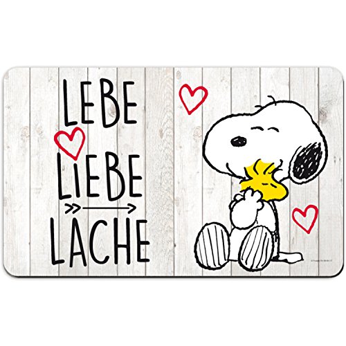 Snoopy Brettchen 'Lebe, Liebe, Lache'