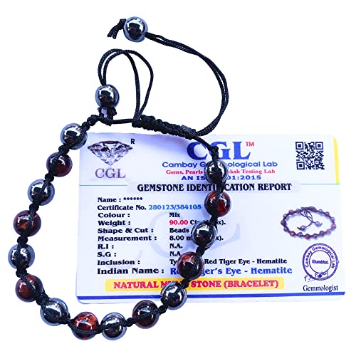 Image of Apnisanskriti Premium Lab Certified Round Crystal Gem Stone Beads Bracelet (8mm, AAA Quality, Free Size)