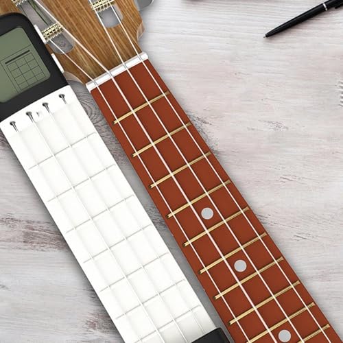 Outil de pratique de ukulélé de poche avec écran graphique intégré