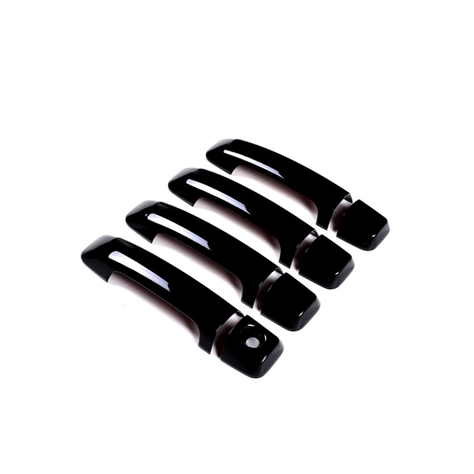 TINGYUS for Toyota for Tundra 2007-2021 for Sequoia 2008-2015 Exterior Door Handle Cover Trim Accessories Car Interior Mouldings(Black)