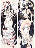 Ditooms Overlord Waifu Albedo Pillow Case Magazine Body Pillowcase Bed Set Covered Zipper Body Pillow Case Manga Anime Cosplay Long Hugging Pillowcase AH176 (20x59inch)