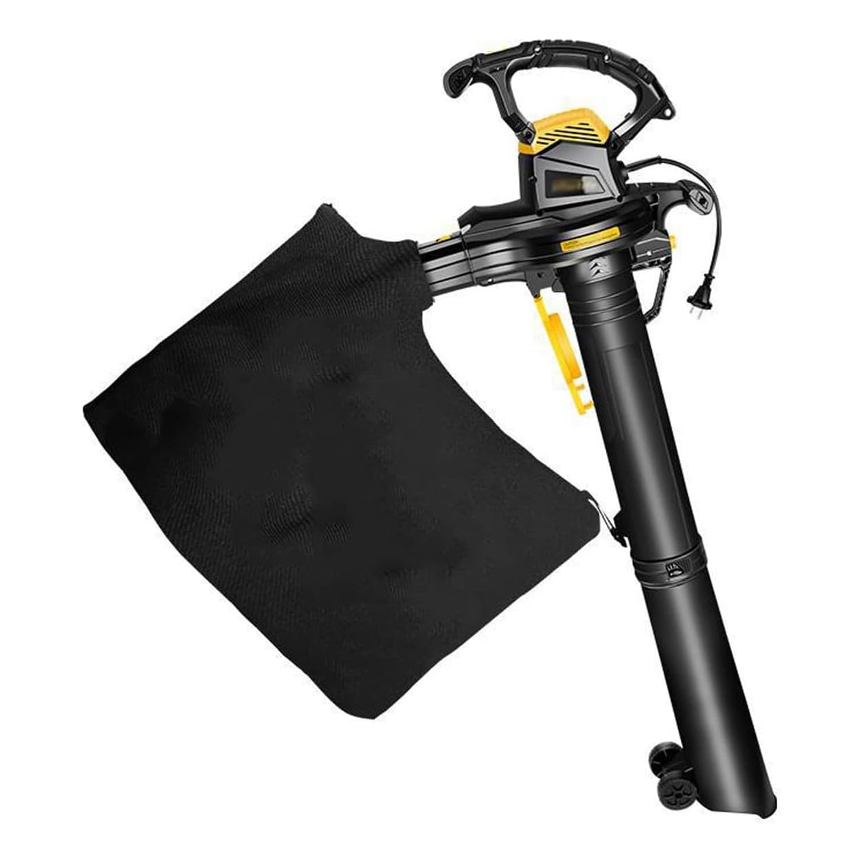 Sopladores Soplador de Hojas inalámbrico Aspiradora 3800W Soplador de jardín Trituradora con 6 velocidades Variables, 3 en 1 Aspiradora y trituradora de jardín, para soplar Hojas