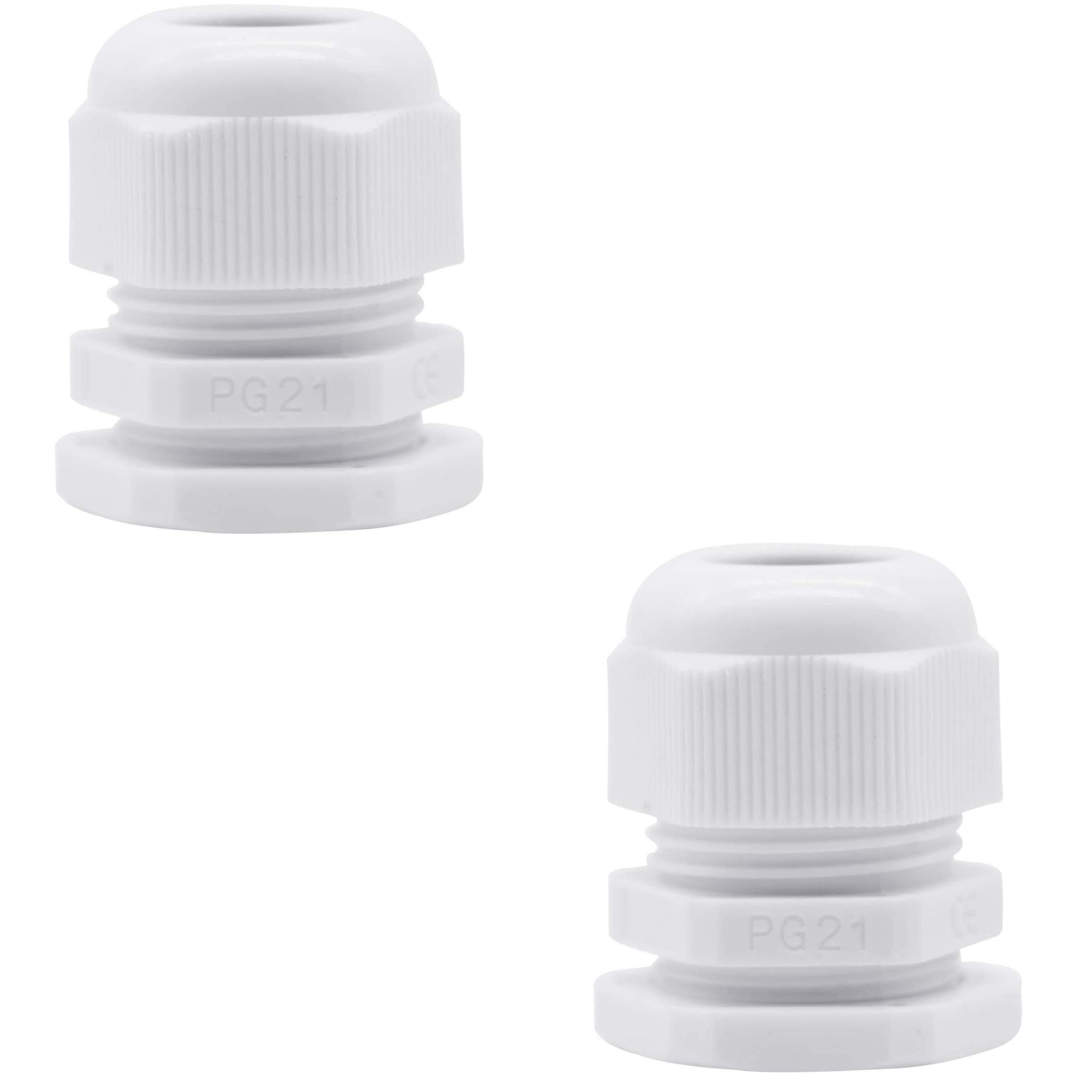 (2 pc) Pro3D PG21 Waterproof IP68 Nylon Plastic Cable Gland Connector-image-11