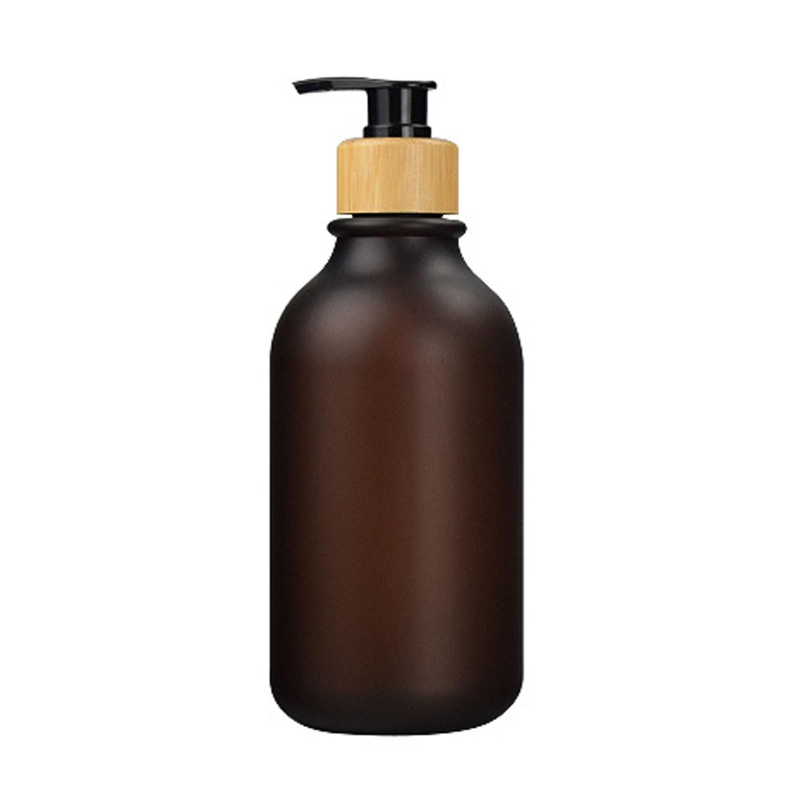 Ręczny dozownik mydła z, Dozownik na mydło do rąk, 3 szt., 500 ml, matowe słoje drewna, wielokrotnego napełniania, wielokolorowy, łazienka, kuchnia(Brown,Nero)