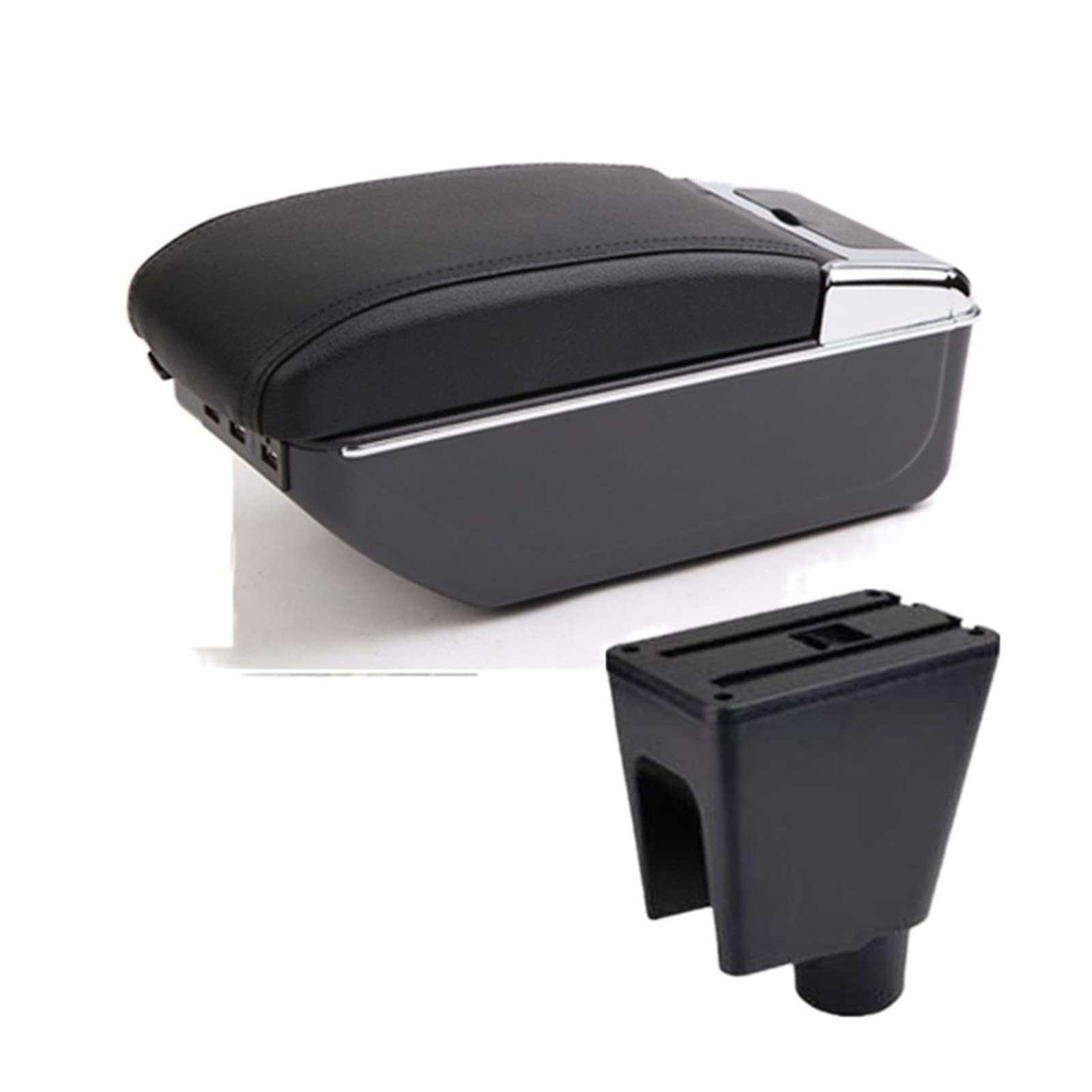 Baiqimv For Chevrolet For Spark III 2011 2012 For Aveo T200 Car Armrest Box Accessories Interior Storage Box(D2 7USB)