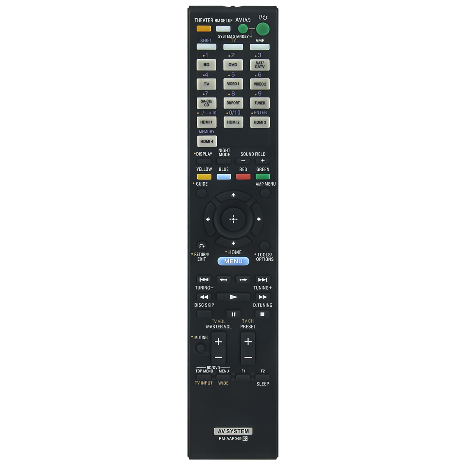 Télécommande RM-AAP049 compatible Sony 148975111 RM-AAL039 STR-DH810 - 5