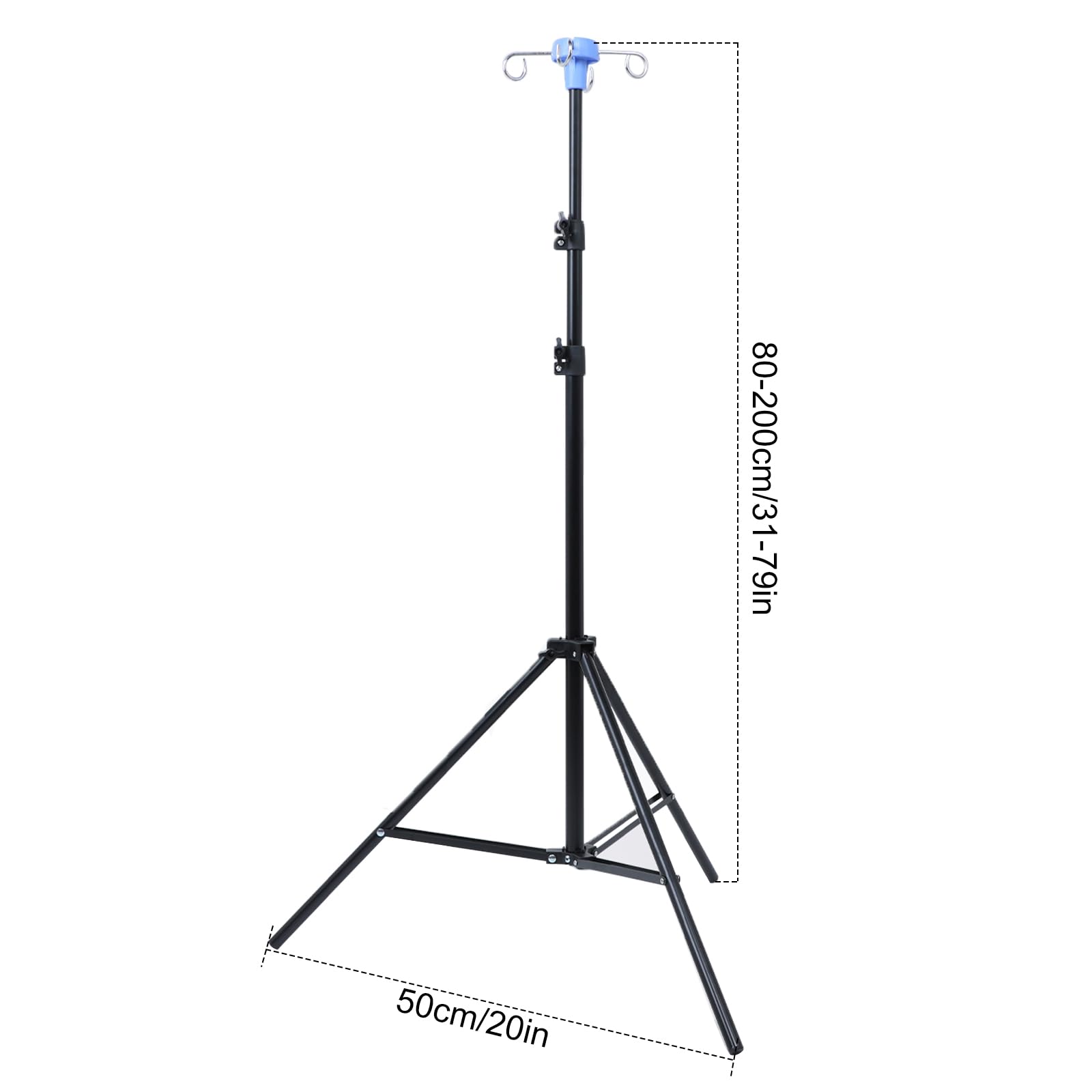 Amazon.co.jp: 折りたたみ式 点滴スタンド ポータブル 4 つのフック