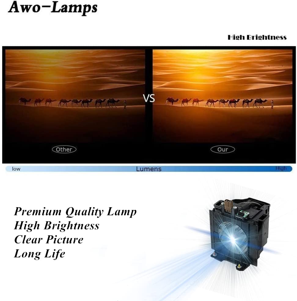 Amazon.com: AWO ET-LAD40 / ET-LAD40W Premium Replacement Lamp Bulb