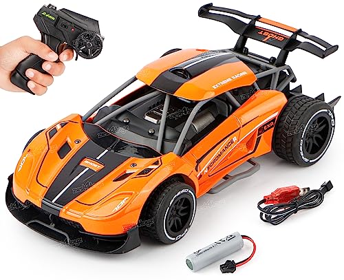 Image of Zest 4 Toyz Remote Control Car Rechargeable RC Racing Car Alloy High Speed Car Toys for Kids Best Gift Vehicle Toys for Boys (Pack of 1) Assorted
