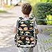Japanese Sushi Printed Backpack Printed Student School Bag Large Capacity Bookbag Rucksack for Work School Travel Daypack
