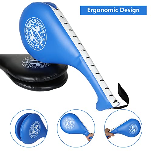 4Pcs Taekwondo Kick Pad, Target Tkd Kicking Pad, Karate Training Striking Pads, Kickboxing Training Pads, Martial Arts Training Equipment Targets Training Paddles For Kickboxing Karate Training Sports #TOP4