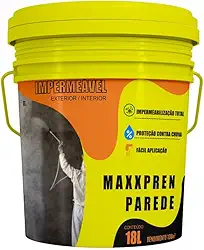 Tinta Emborrachada Líquida Branca Premium Impermeabilizante (Branco, 18L)