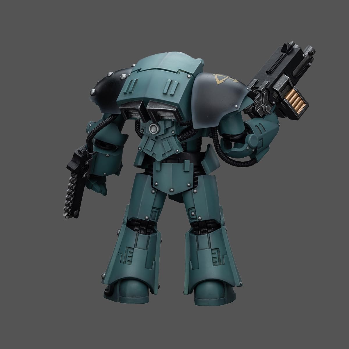 JOYTOY Warhammer The Horus Heresy 1/18 Action Figure Sons of Horus Tartaros Terminator Squad Terminator with Combi-Bolter and Chainfist Collection Model Birthday Gifts