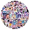 60Pcs Cute Demon Movie Hunters Stickers Cool Stickers, Vinyl Waterproof Character Sticker for Laptop, Guitar, Water Bottle, Birthday Gifts for Girls, Kids, Teens (60) #2
