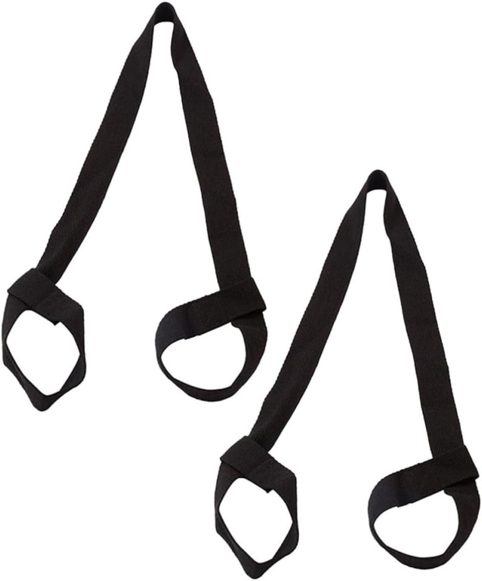 2pcs Adjustable Roller Skate Leash Carry Strap Polyester, Black 120cm | Strong Fixation, Easy Adjustment, Transport and Sports Use, 3.8cm Width