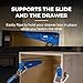 Kreg KHI-Slide Drawer Slide Jig - Drawer Slide Jig Kit - Drawer Slide Tool - for Cabinets, Drawers, Desks & More - Easily Install Drawer Slides - Set of 2