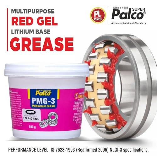 Image of PALCO PMG-3 Red Grease 500g, NLGI-3, Multipurpose Lithium Grease