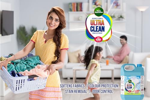 Image of Liquid Laundry Detergent 5 Liter Refill, Designed for Tough Stain Removal on Laundry in Washing Machines (1, Blue 5 Liter)