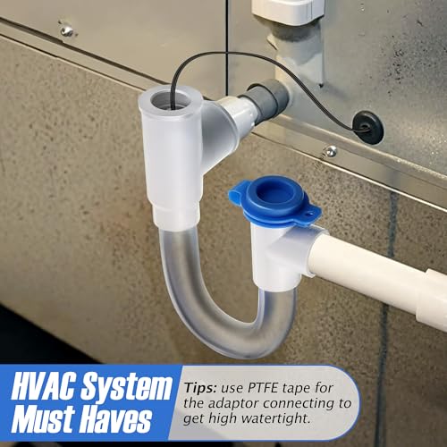Image of Feekoon 4 Pack 3 /4 inch Condensate Trap with Built in Overflow Switch, White