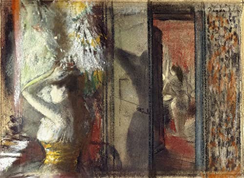 Prints Degas cabine d'essayage affiche peinture murale abstraite salon chambre