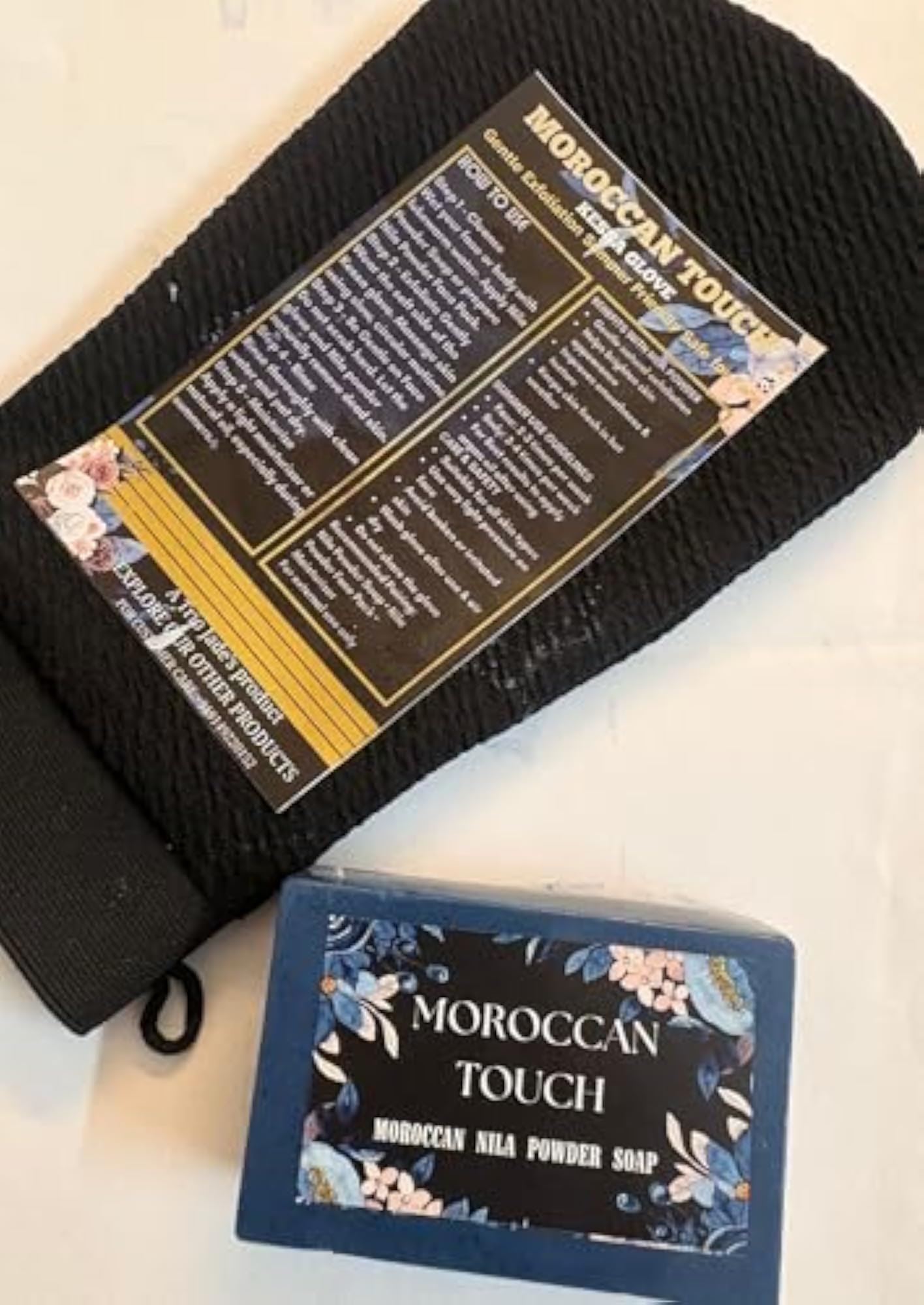 Moroccan Touch Kessa Exfoliating Glove, Gift for Her