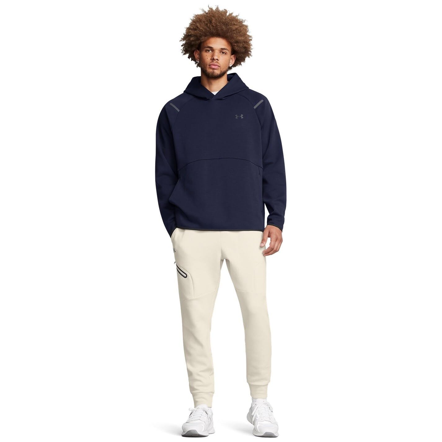 Under Armour UA Unstoppable Flc Jgr EU Erkek Sweatpant Summit White / / Black MD