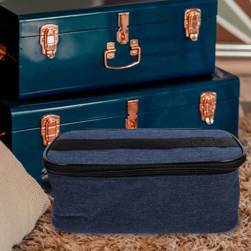 Trousse de toilette portable à cadenas verrouillable et rangement compartimenté