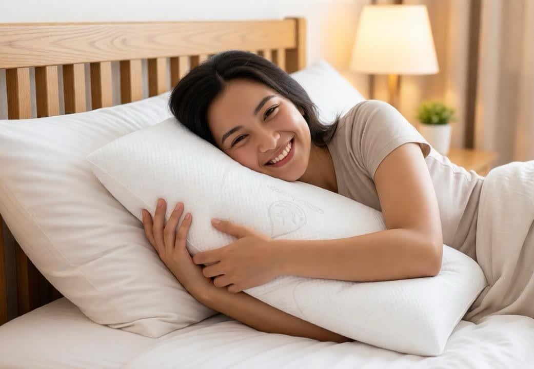 Almohada Viscoelástica con Núcleo Compacto Memory Foam, Firmeza Media, Tejido Aloe Vera, Ergonómica y Antiácaros, Desenfundable con Funda Lavable a 40 °C (Pack 2 70x40cm)