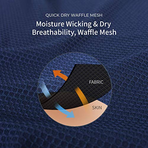Mens Breathable Waffle Mesh, Separate Pouch, Open Fly Boxer Briefs, 3 Pack4