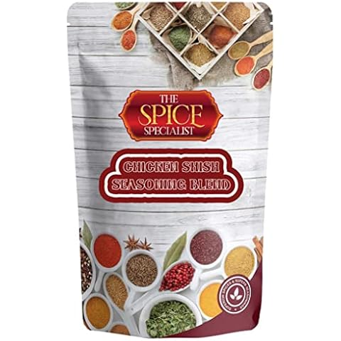 The Spice Specialist Chicken Shish Seasoning 200g | Chicken Shish Kebab Spice Mix in Resealable Stand-Up Pouch for Long-Lasting Freshness | Tasty Chicken Kebab Shish Tawook Blend Gourmet Quality Cover