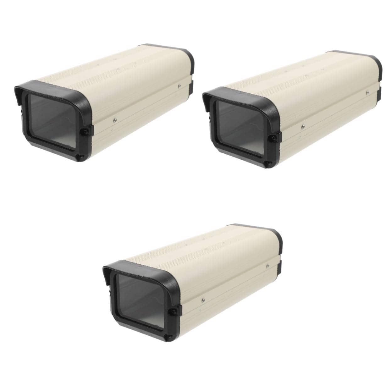 Tofficu 3 Pièces Housse de Protection pour Caméra Extérieure Résistante Aux Intempéries avec Ouverture pour Installation Facile et Renforcée