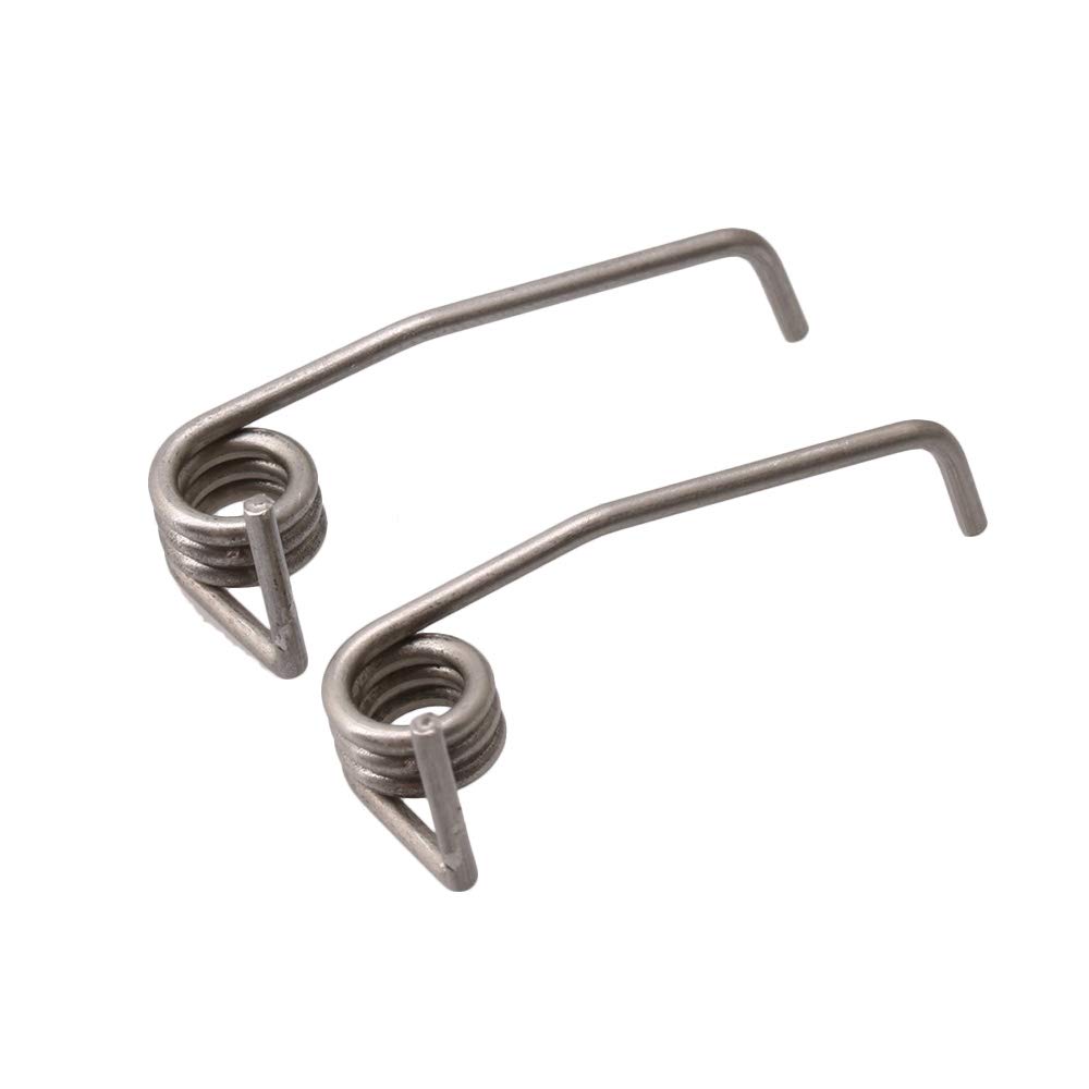 Yibuy 2PCS Chrome Refrigerator Divider Door Spring Replacement for Samsung DA61-08314A