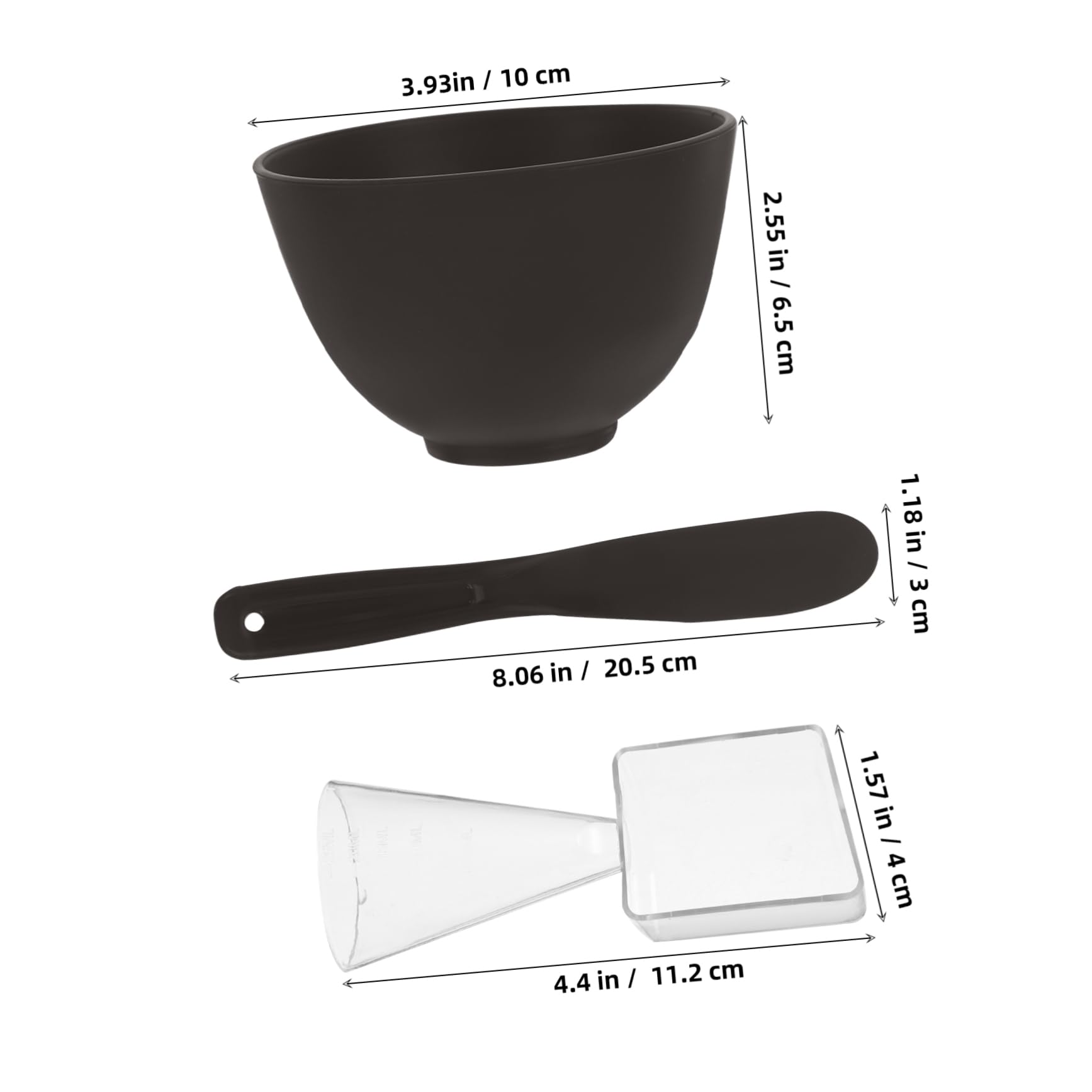 IWOWHERO Face Mask Bowl and Stick Set 1 Set of Silicone Mask Mixing Bowl Accessories Portable Easy to Use Beauty Tool for Women