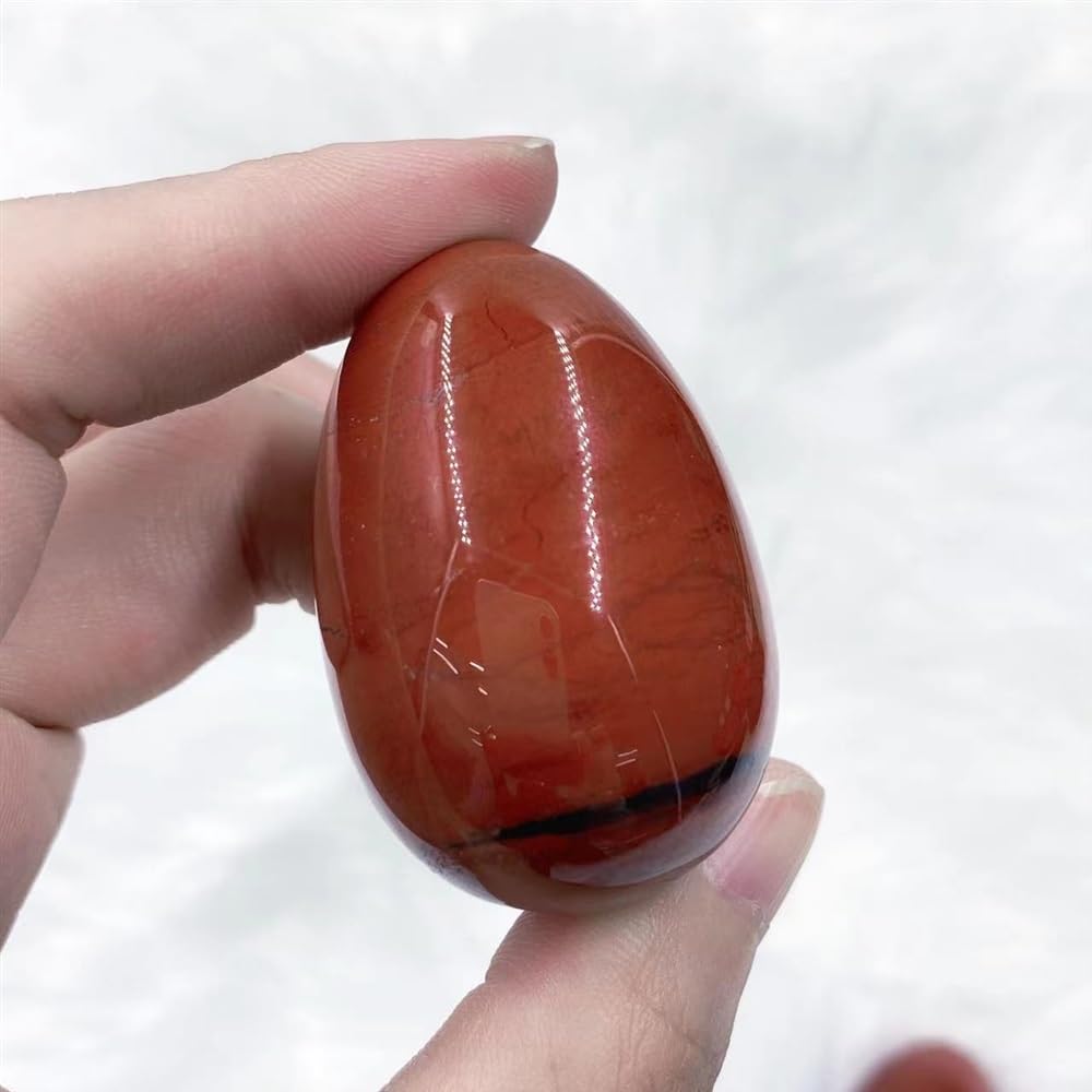 red Jasper Crystal Quartz Egg Aquarium 2pcs (Size : 5pcs)