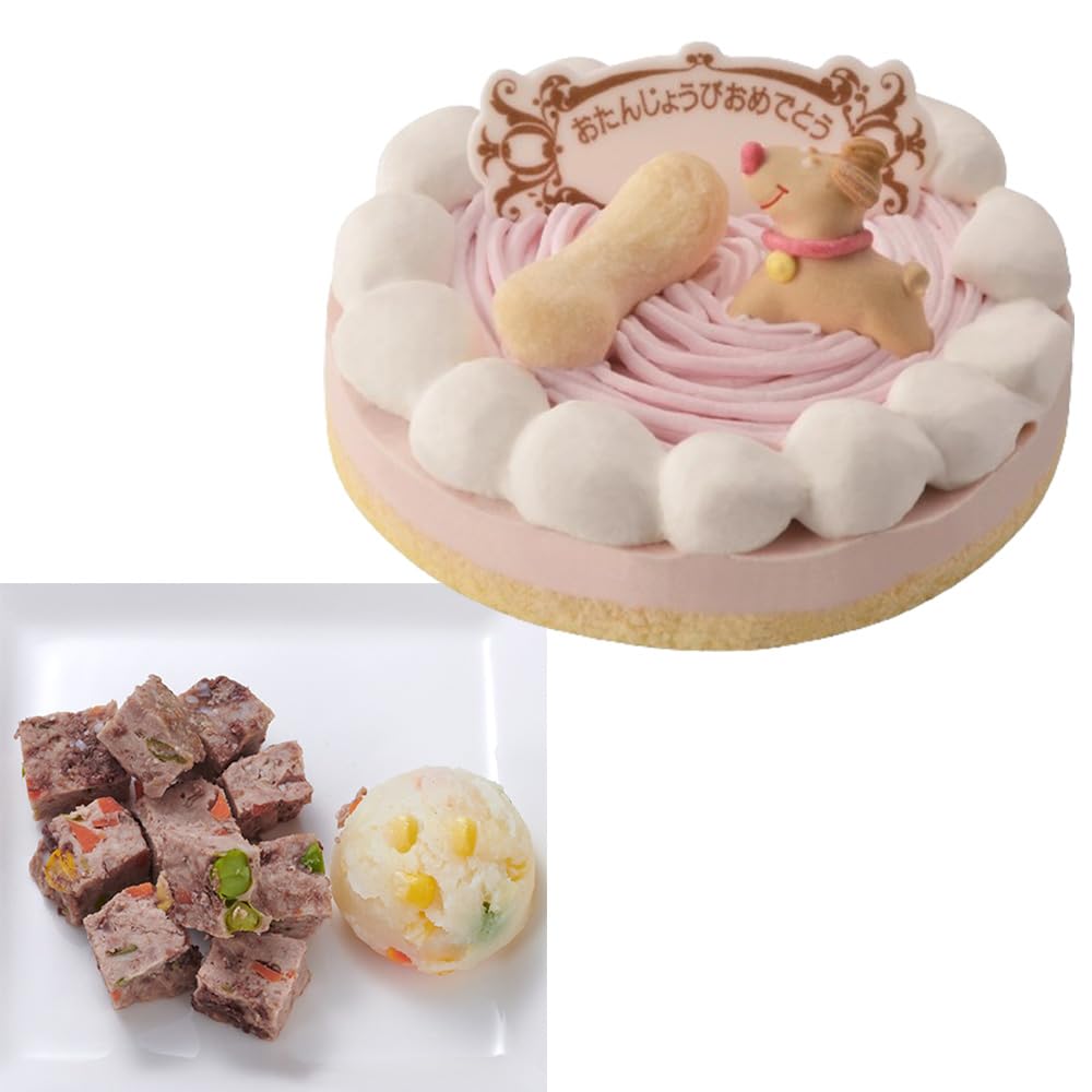 希少　ゴールドストロベリー　ケーキプレート Amazon | ペット用 犬用 記念日ケーキ ストロベリー味と、ミート