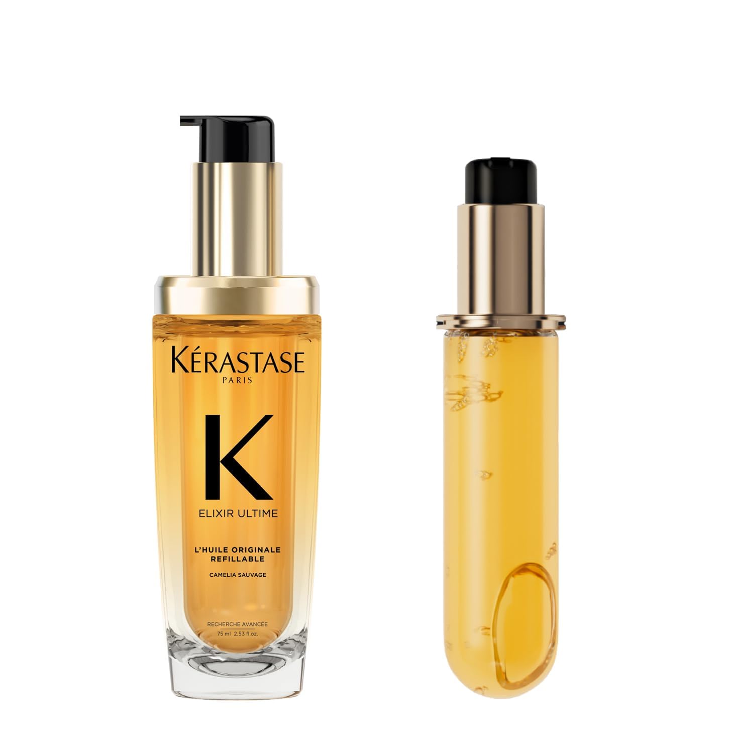 Kérastase Haaröl für trockenes Haar, Pflegend und nährend für mehr Glanz, Hitzeschutz und Anti-Frizz, Huile Originale Elixir Ultime