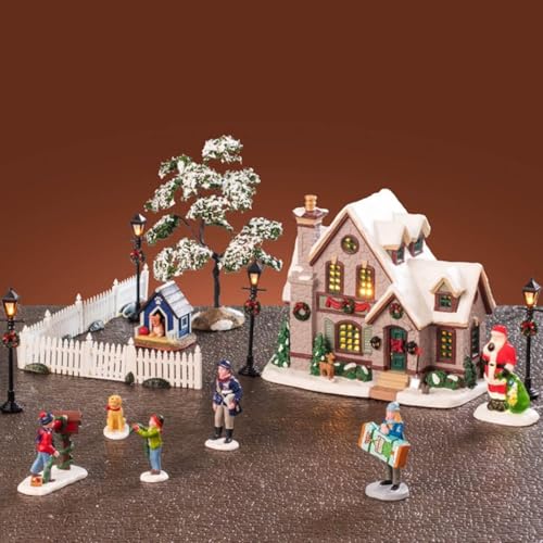 Lemax White Christmas Set House Set #56671