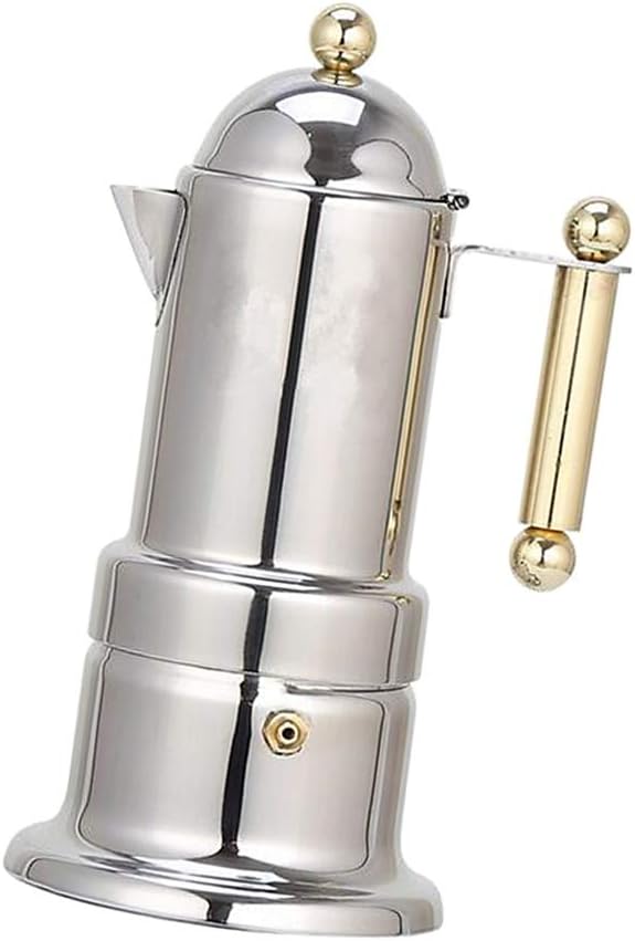 Coffee Press Coffee Maker Stovetop Espresso Maker for Espresso Coffee Stainless Steel Easy to Use and Clean Pots